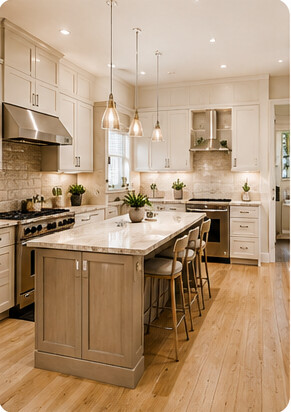 Estate Kitchen & Living
