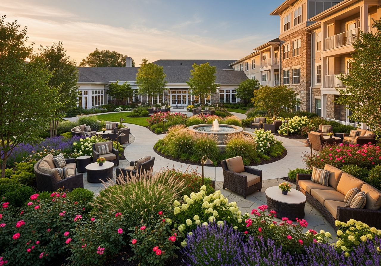 Senior Living Common Areas detail 2