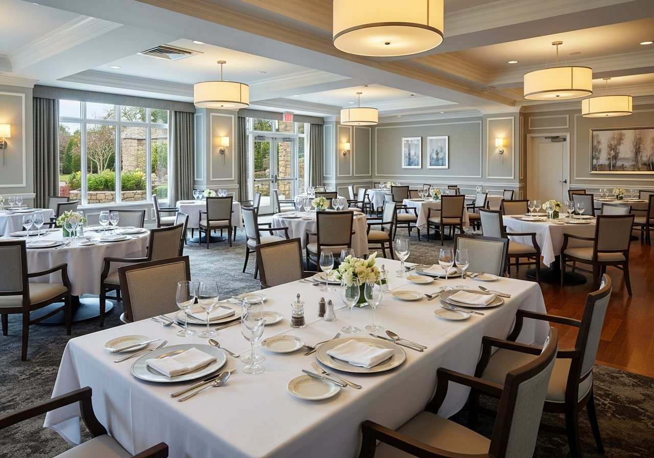 Common area dining room
