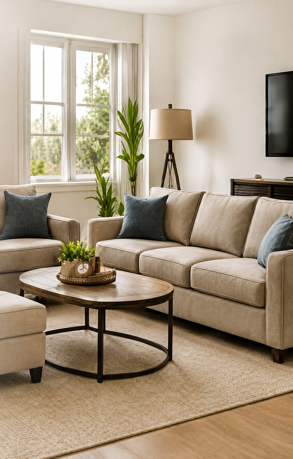 Luxury accessible living room